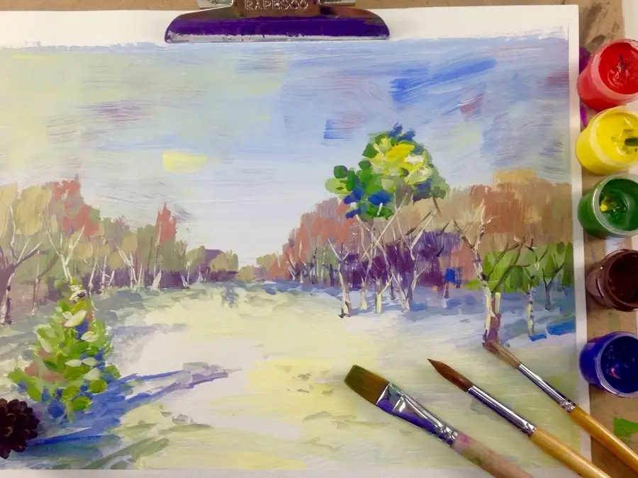 Коллаж из работ мастер-классов